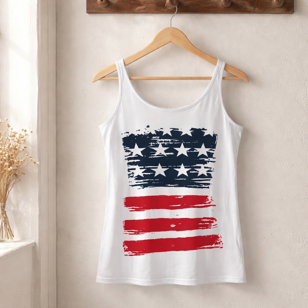 Lot Of 6 Patriotic Women's Shirts - Picture 5 of 6
